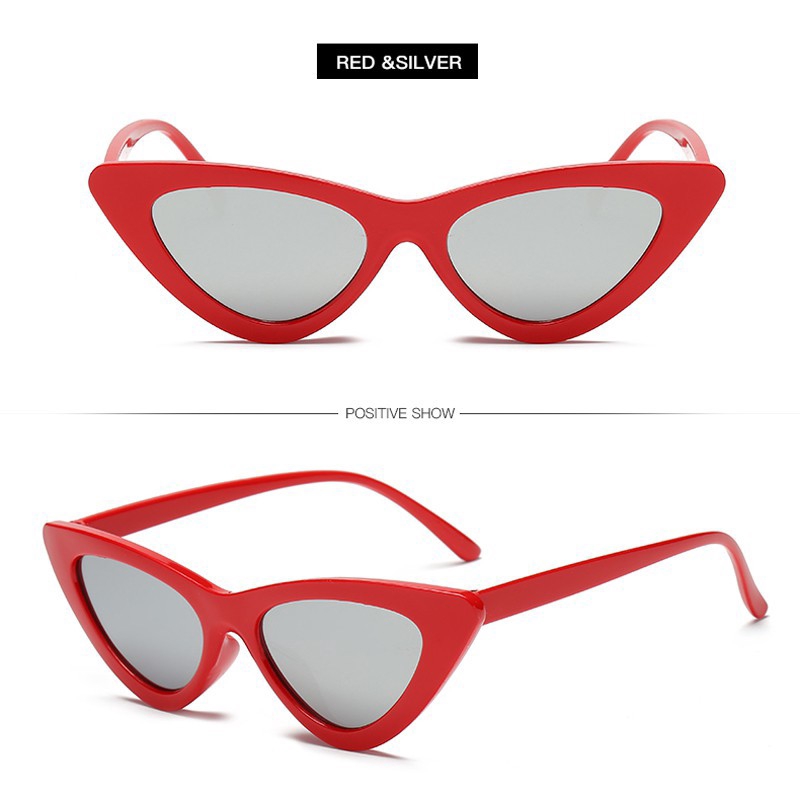 Kính Mát Hình Mắt Mèo Phong Cách Hàn Quốc Cho Nữ