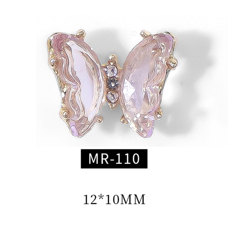 Bộ Dụng Cụ Đính Đá Trang Trí Móng Tay Hình Bướm Xinh Xắn