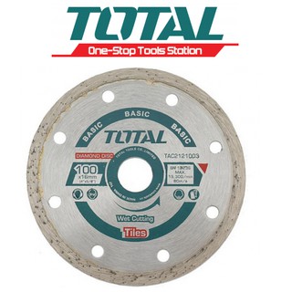 Đĩa cắt gạch ướt 4inch 100mm x 16mm Diamond Disc Total TAC2121003