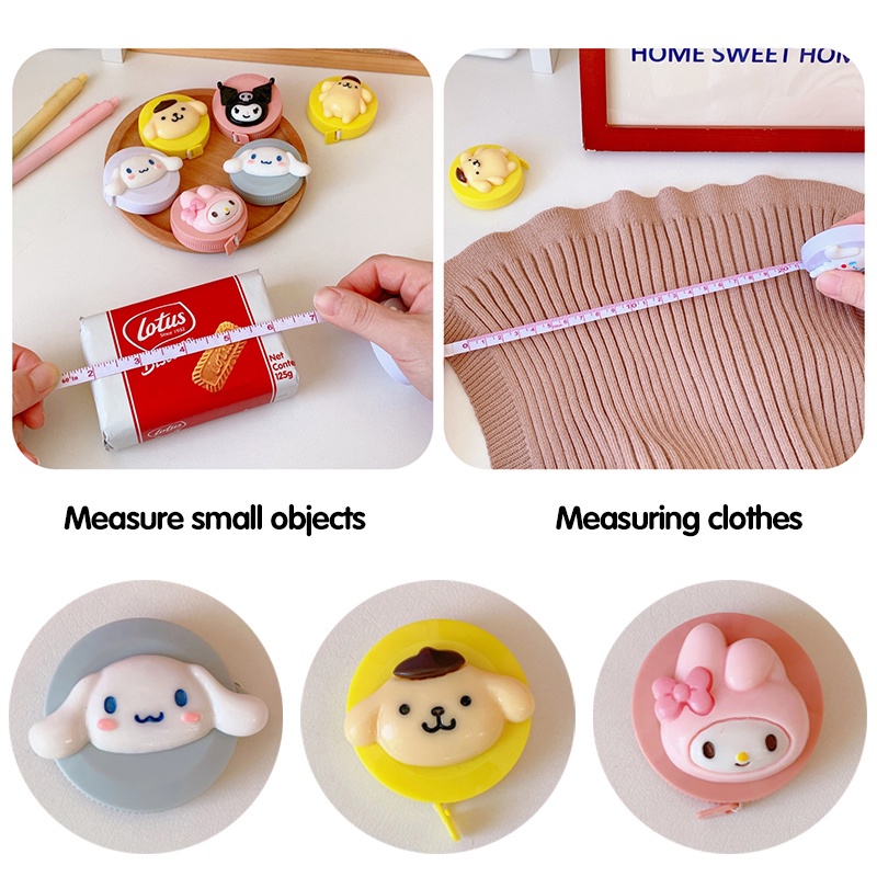 Thước dây nhỏ gọn mềm mại cầm tay 1.5m dùng cho gia đình