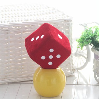 Xúc xắc bọc vải nhung 10cm