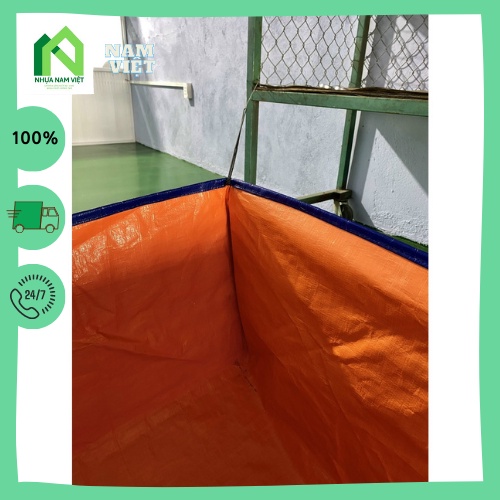 Bể Bạt XÁM TRẮNG |Nuôi Lươn, cá, ốc , hồ bơi trẻ em | Có khoen móc