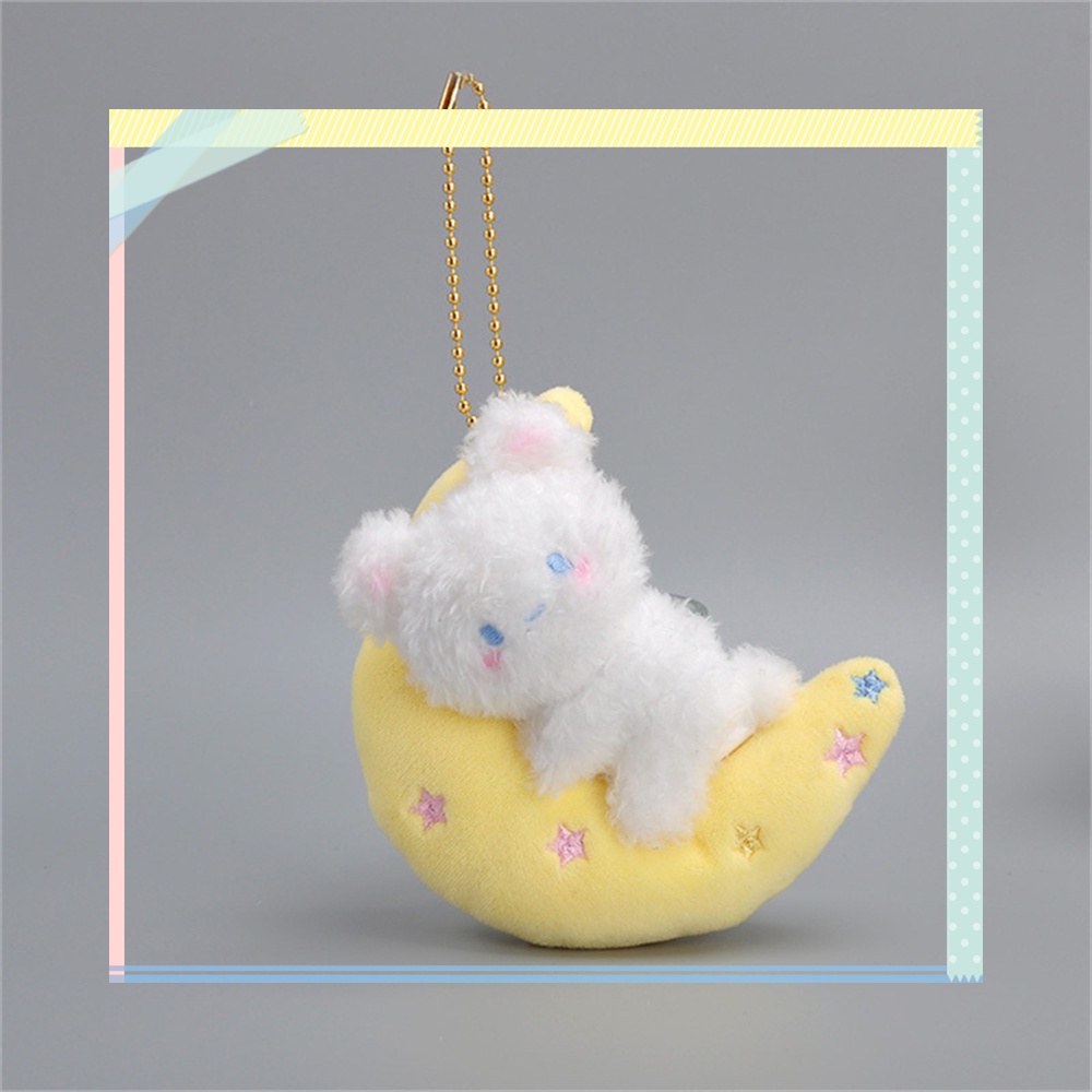 Móc Khóa Búp Bê Nhồi Bông Hình Đám Mây Hoạt Hình 12cm