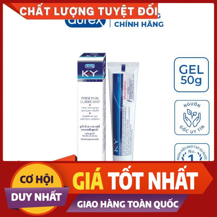 Gel bôi trơn Durex KY tuýp 50g hàng chính hãng