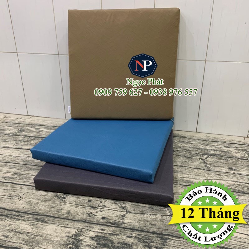 Đệm Ngồi Ghế Gỗ AURON 50x50x5cm - Nhận Làm Đệm Ghế Theo Yêu Cầu NGỌC PHÁT