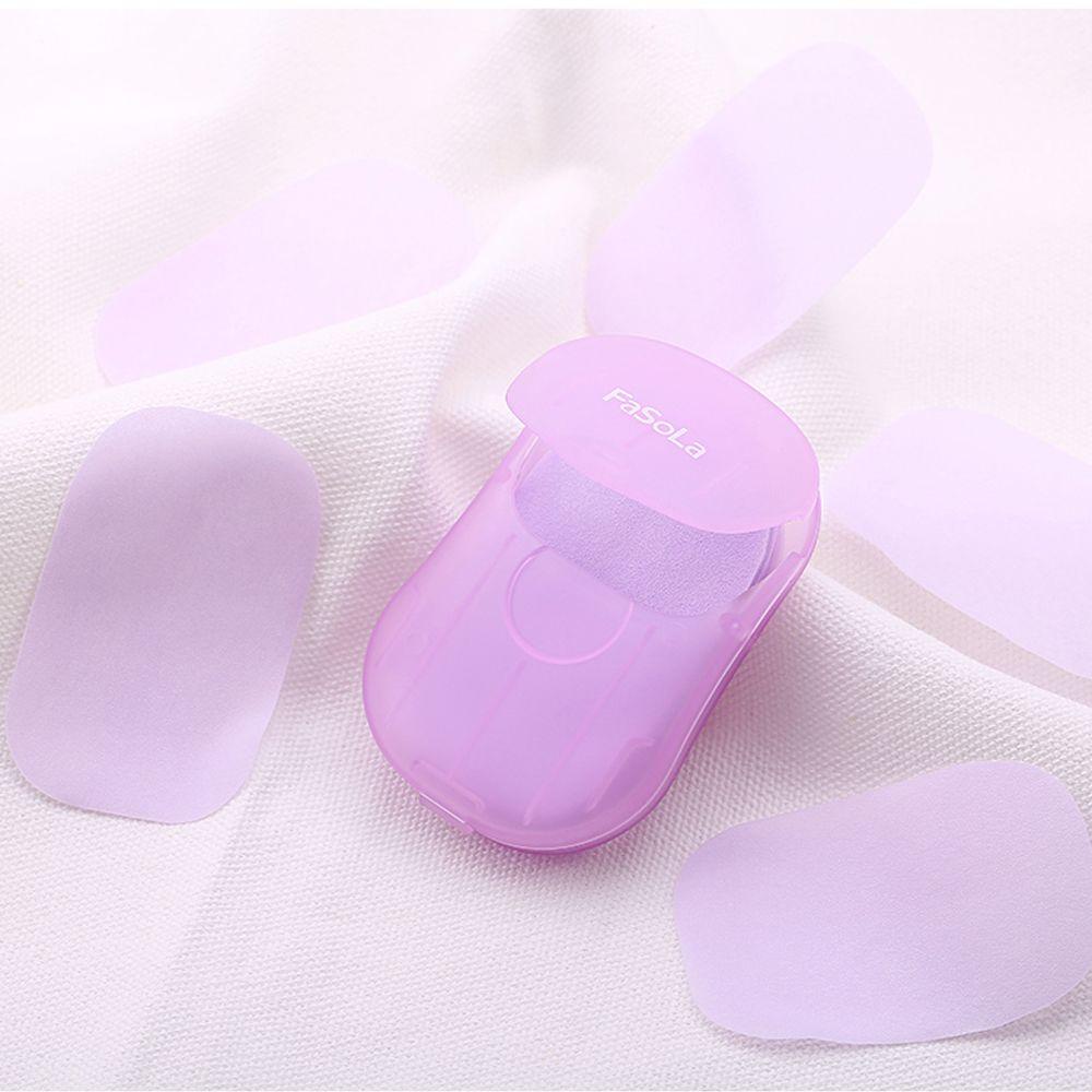 Hộp 50 Xà Phòng Giấy Mini Xốp Tạo Bọt Tiện Dụng