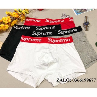 (FREESHIP)🏳️‍🌈Quần lót nam boxer hiệu Supreme cao cấp xuất xịn