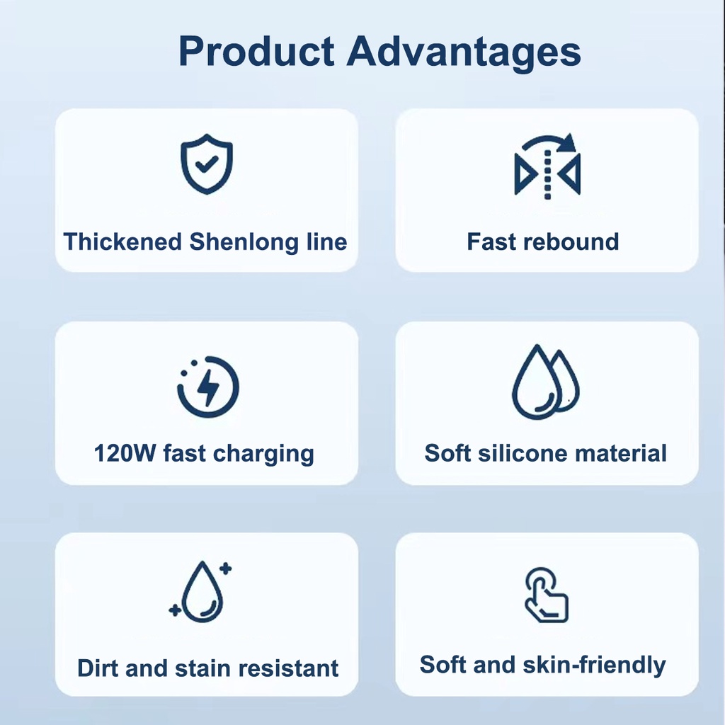 Dây cáp sạc siêu nhanh GUUGEI USB Type C 120W 6A thích hợp cho Xiaomi Huawei Samsung