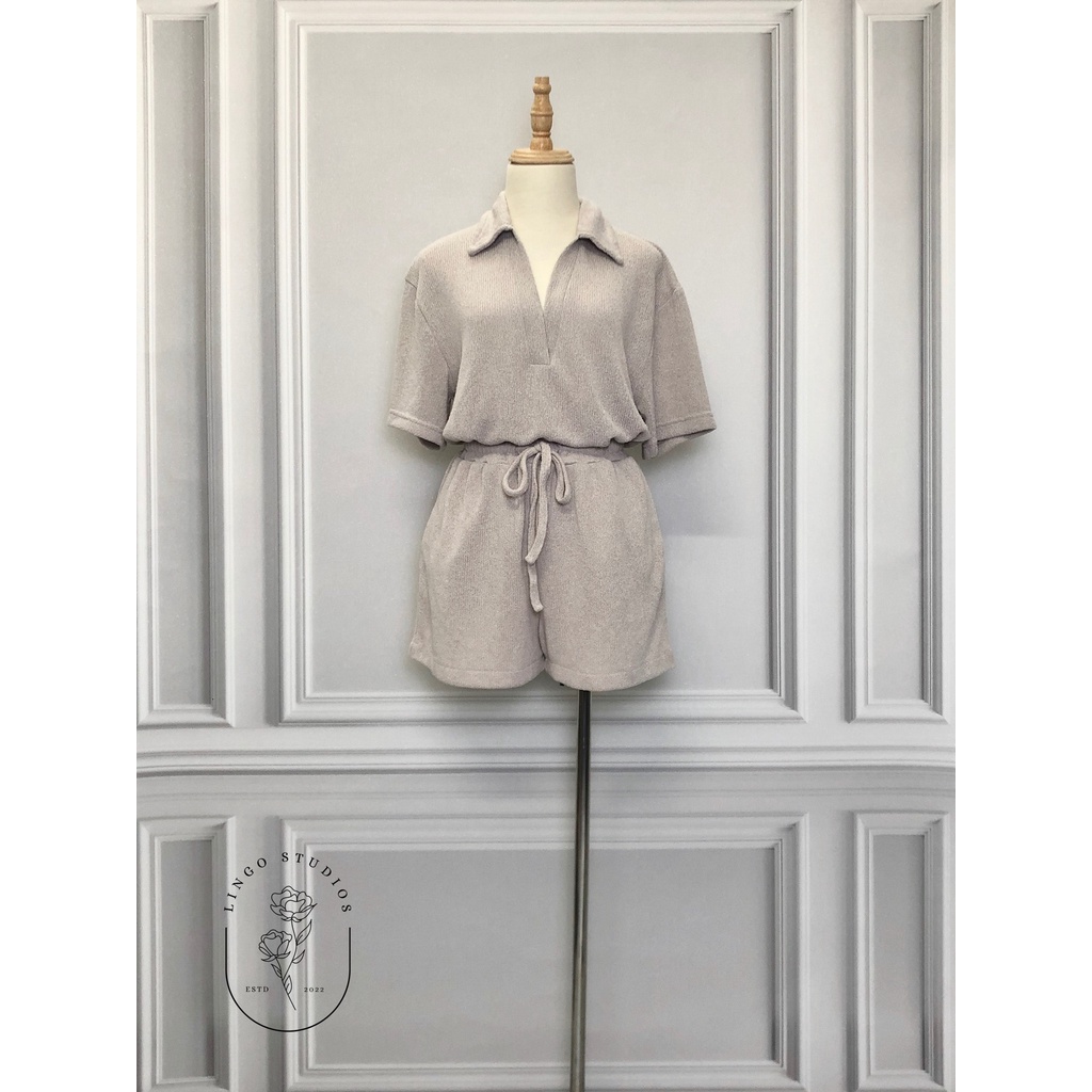 Set áo quần HM hàng hiệu chính hãng thời trang nữ N44 màu xám size S secondhand thanh lý ký gửi