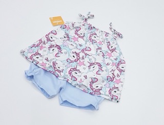 Combo 2 bộ Gymboree hai dây thắt nơ bé