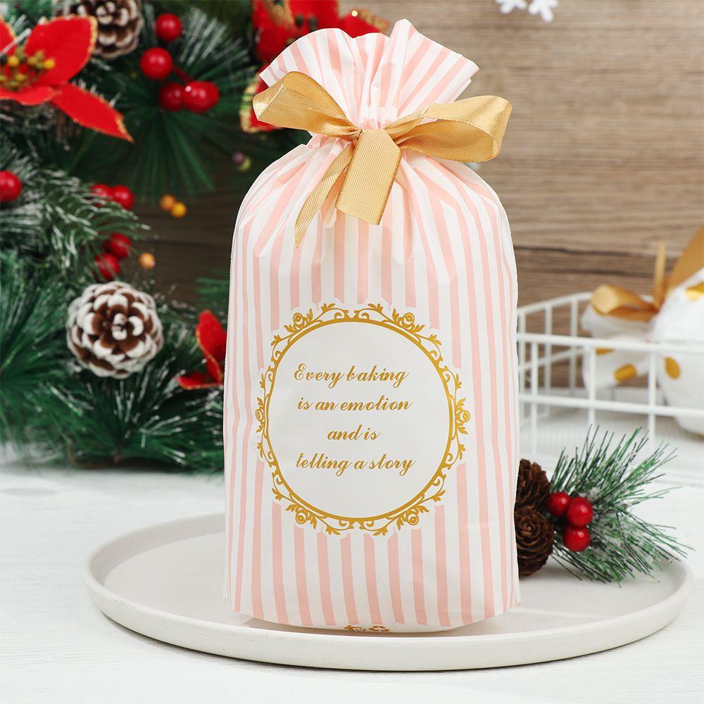 Set 50 Túi Đựng Bánh Quy Trang Trí Tiệc Giáng Sinh