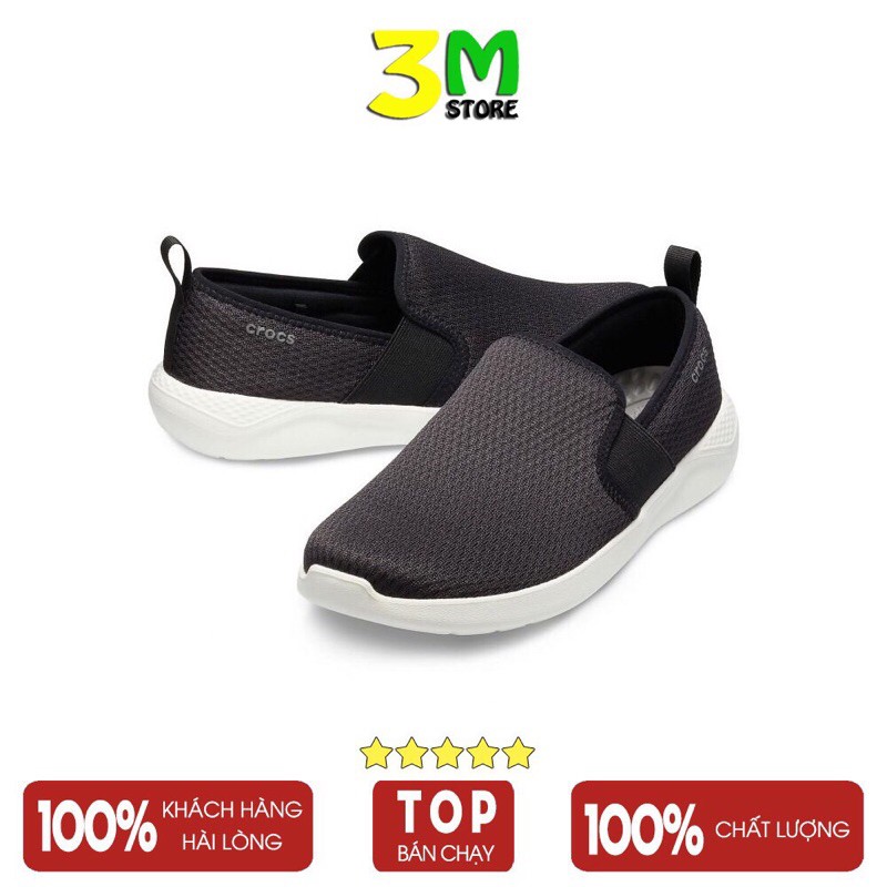 Giày nam Slipon Mesh CR thể thao , chất liệu vải mềm , thời trang công sở , đi chơi dã ngoại , mix quần jeans , khaki