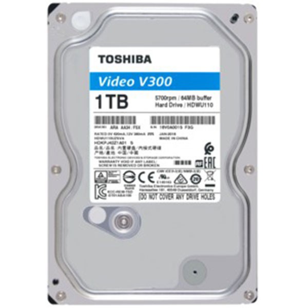 Ổ cứng HDD Toshiba 1Tb 3.5  AV V300 Sata3 - (Chuyên dùng Camera - chính hãng)