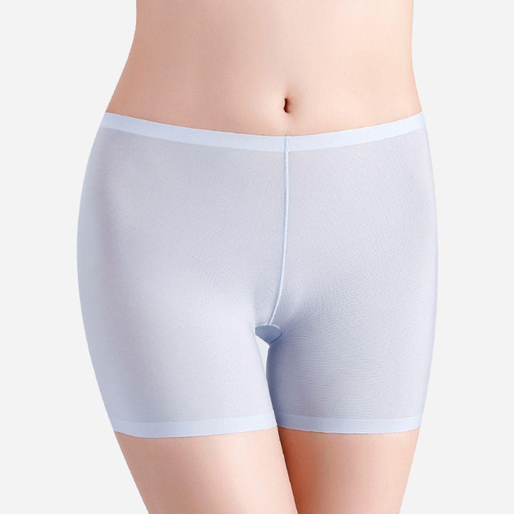 Quần Lót Boxer Lưng Cao Vải Lưới Màu Trơn Siêu Mỏng Thoải Mái Quyến Rũ Cho Nữ