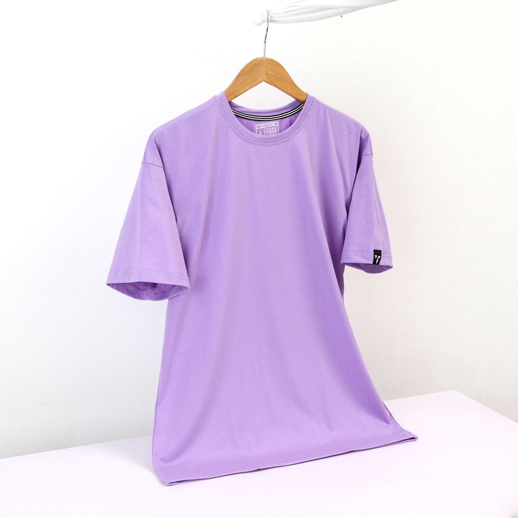 [Mã FAMARAL1 giảm 10K đơn 50K] Áo thun Basic trơn màu cơ bản Form rộng tay lỡ Unisex