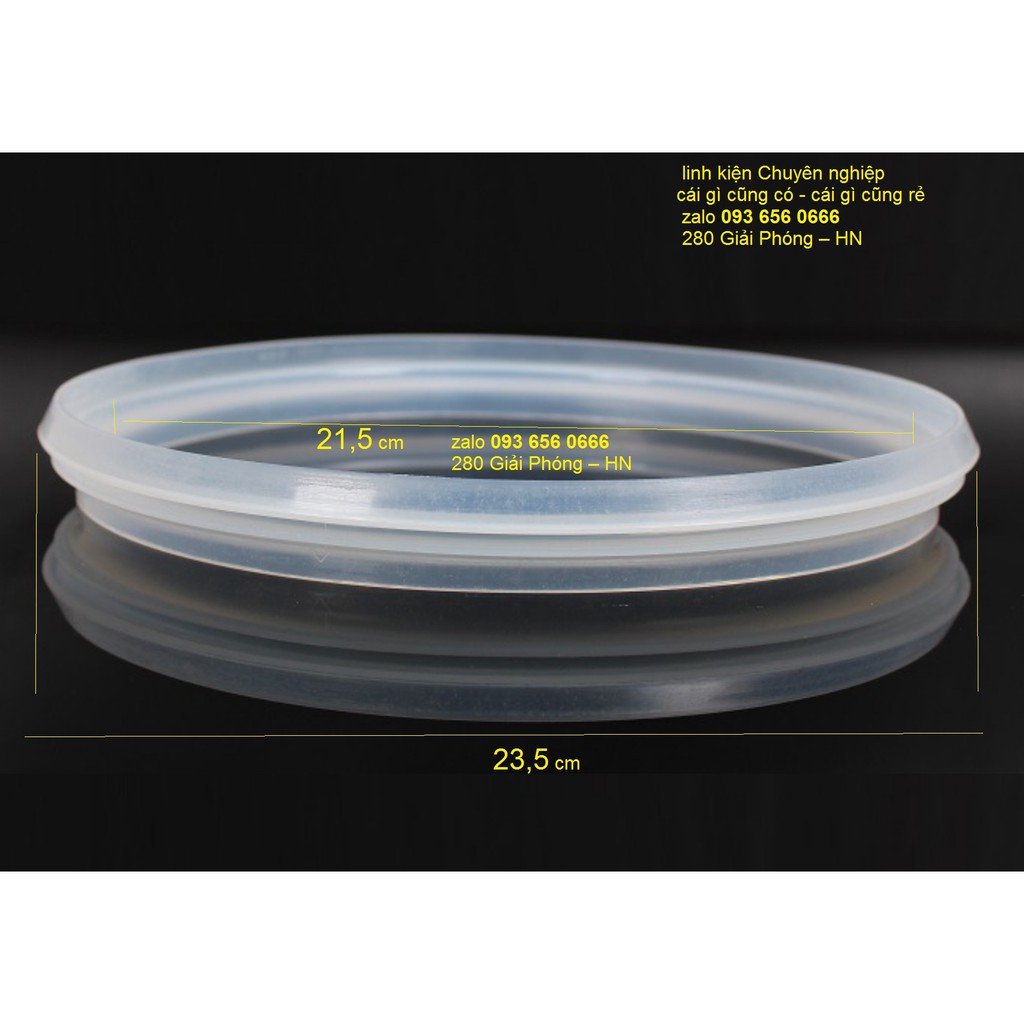 bộ Gioăng nồi áp suất điện Supor 23.5cm + vành vung nhựa Supor
