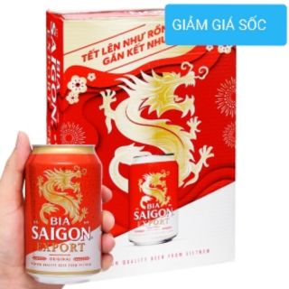 Bia Sài Gòn Export 330ml Thùng 24 lon