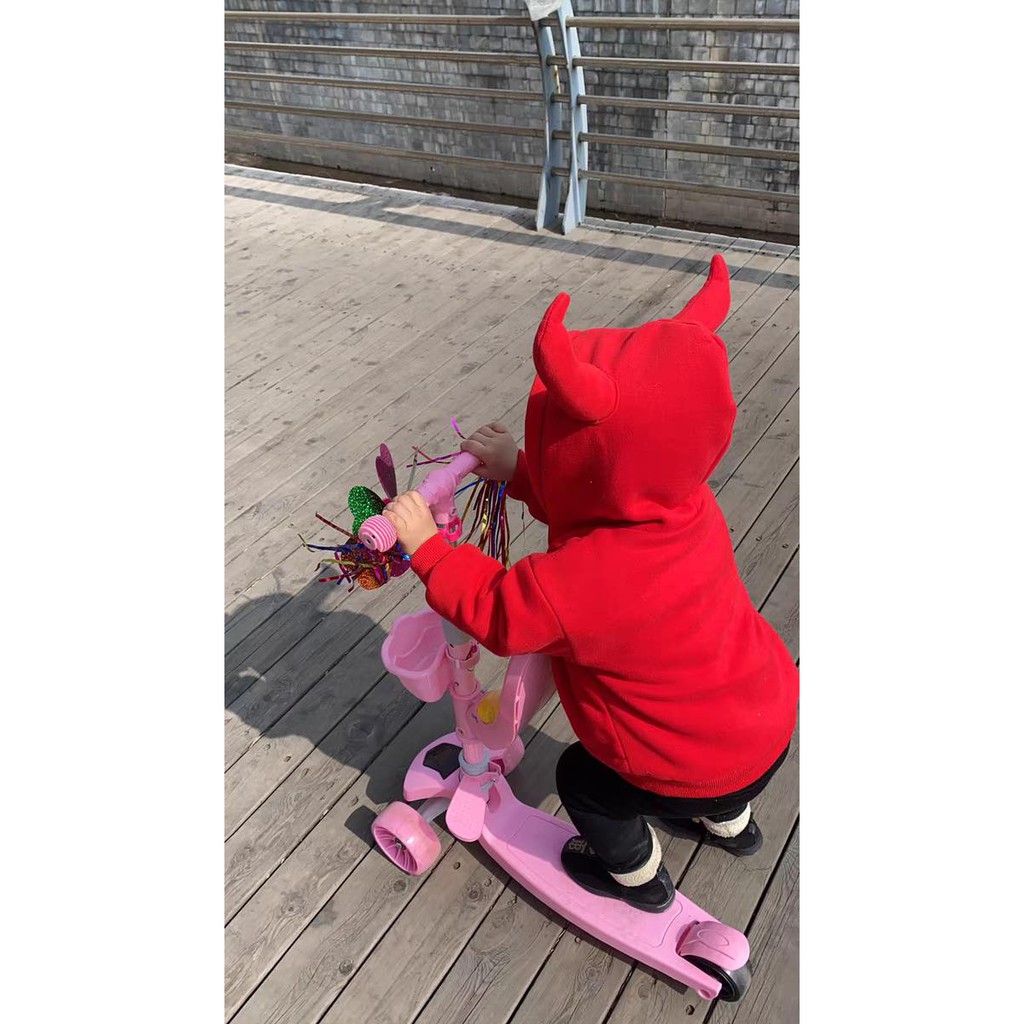 Xe trượt scooter 💥FREESHIP💥 đa năng phát sáng cho bé từ 2 đến 8 tuổi - Xe thăng bằng có nhạc, free phụ kiên