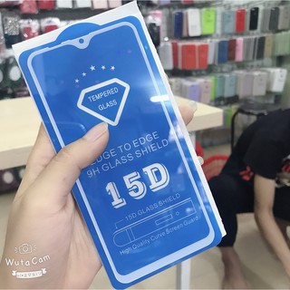 Kính Cường Lực 15D Trắng Full Màn M20 Bo Viền Mài Cạnh