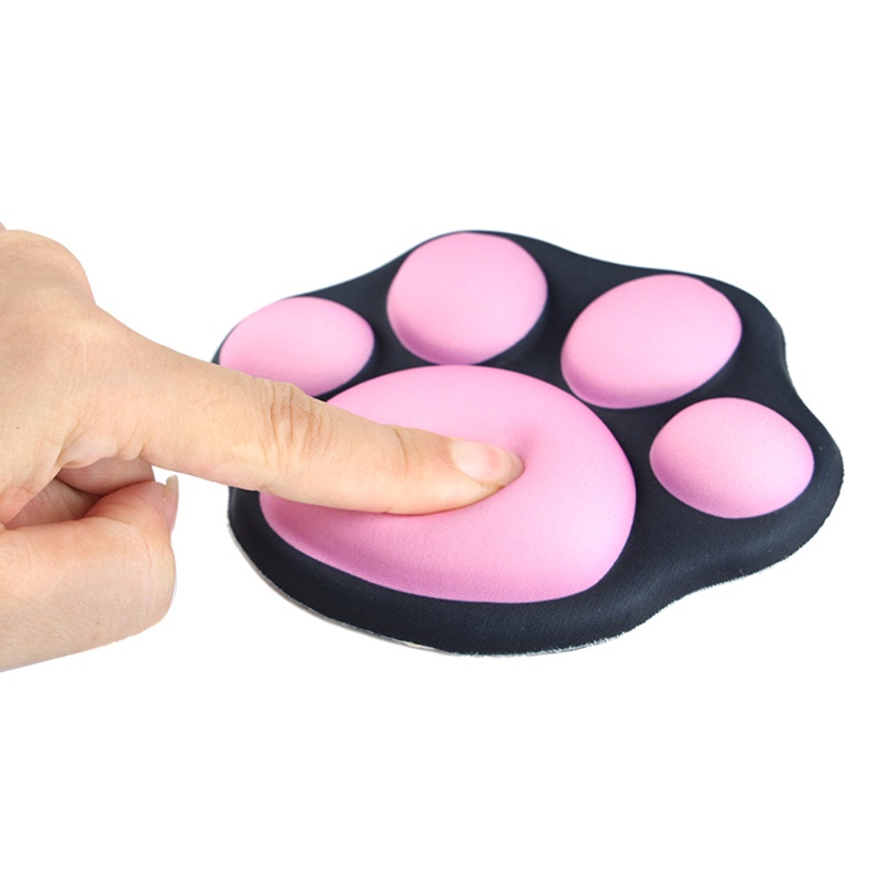 Miếng lót chuột có đệm kê cổ tay hình bàn chân mèo dễ thương