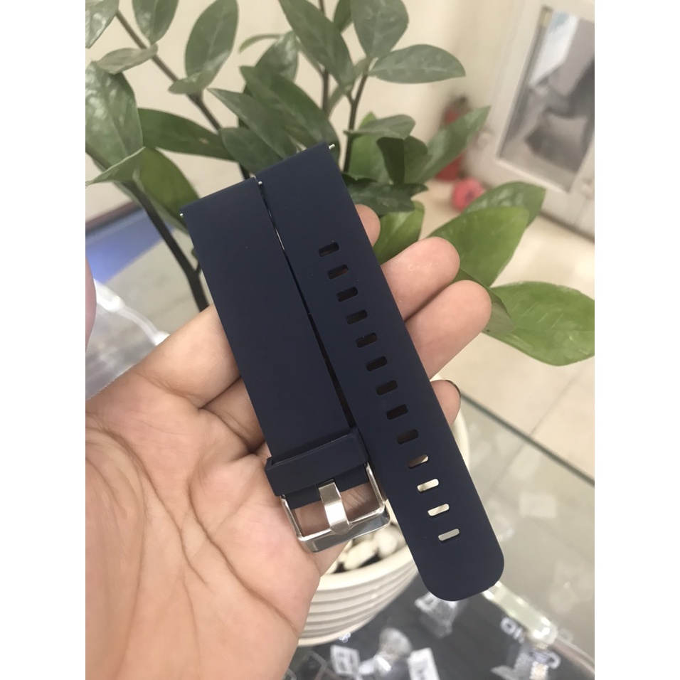 Dây đồng hồ cao su chốt thông minh size 20 và 22 cho đồng hồ thông minh và truyền thống - CT03