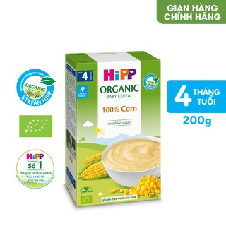 Bột ăn dặm dinh dưỡng Ngũ cốc bắp non HiPP Organic 200g