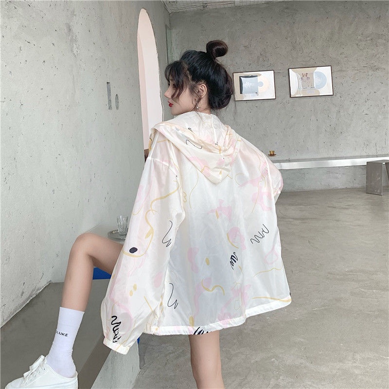 Áo Khoác Chống Nắng Dáng Rộng Phong Cách Hàn Quốc Thời Trang Mùa Hè 2022 Cho Nữ