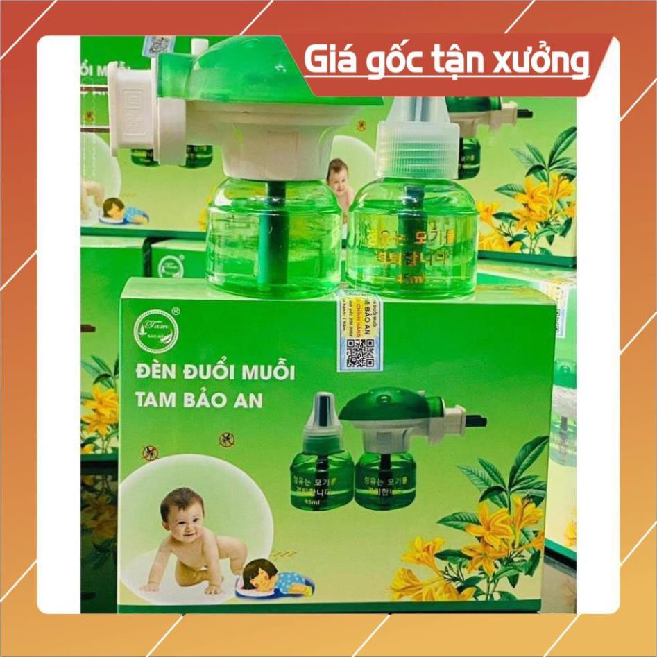 [GIÁ GỐC] Đèn Đuổi Muỗi Xông Tinh Dầu Chống Muỗi Vào Nhà Bảo An Kèm 2 Chai Tinh Dầu