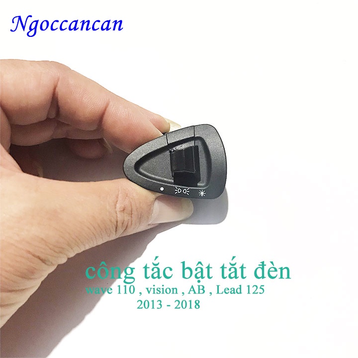 Công Tắc Bật Tắt Đèn Xe Wave 110, vision ( AB , Lead 125,  2013 -2018)