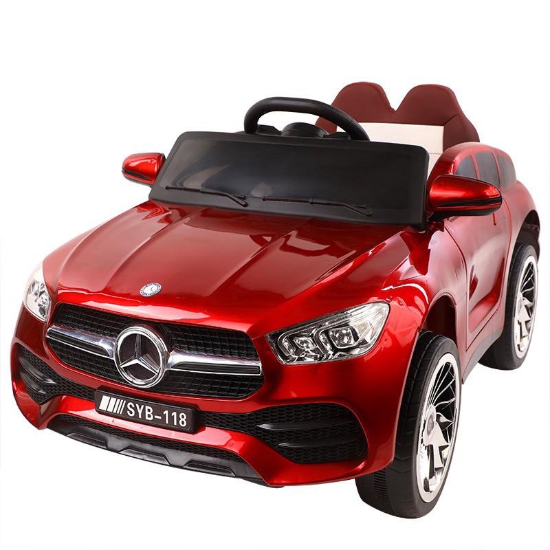 Ô tô xe điện đồ chơi cho bé MERCEDES SYB 118 tự lái và điều khiển (Đỏ-Trắng-Xanh-Đen-Hồng)