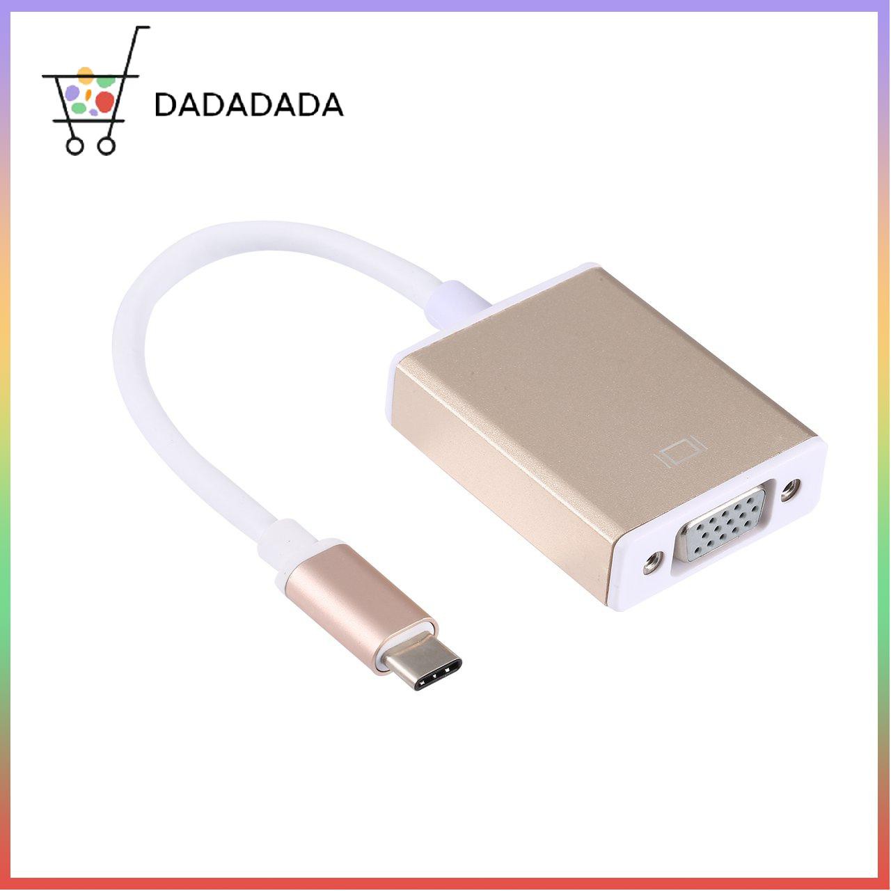 Dây Cáp Chuyển Đổi Từ Cổng Usb C Sang Cổng Vga 3 Cổng Dành Cho Macbook