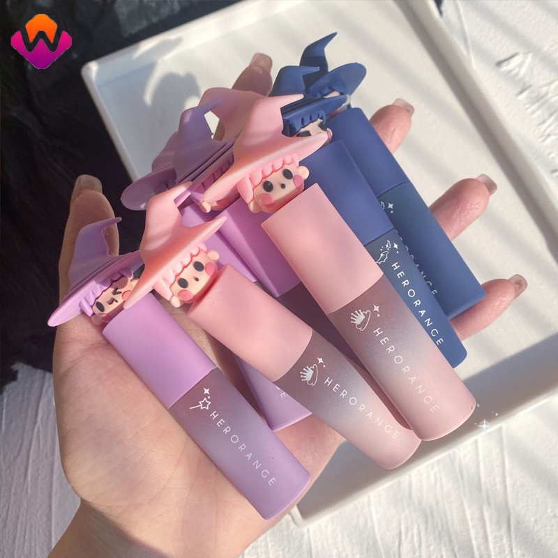 OFF WHITE Son Môi Màu Nhung Lì Không Dễ Phai Màu Không Thấm Nước Playful