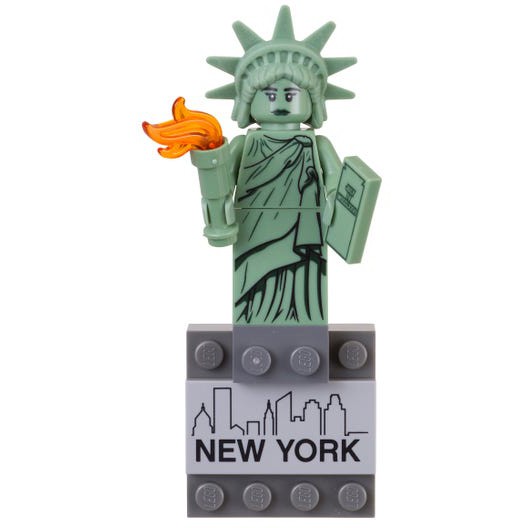 Nam châm hít tủ lạnh trang trí - 853600/854031 LEGO Magnet Statue of Liberty 2016