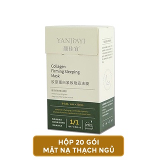 Mặt Nạ Thạch Yanjiayi Collagen Giúp Nâng Cơ Bổ Sung Collagen Mặt Hộp 20 Gói