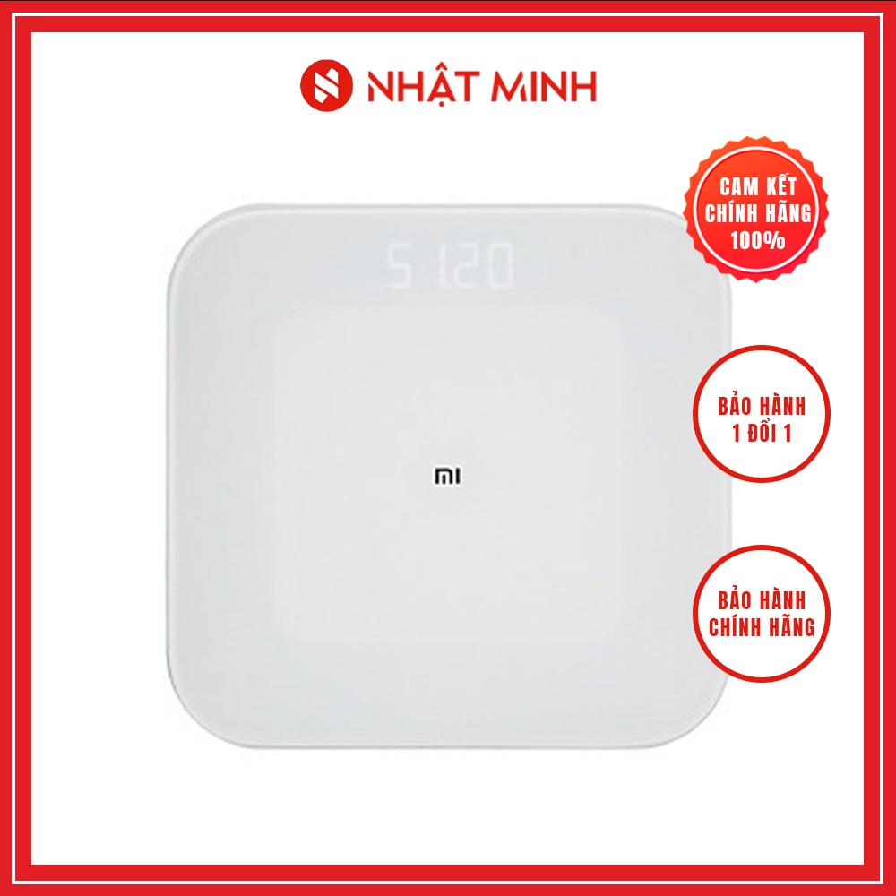 Cân Điện Tử Thông Minh Bluetooth Xiaomi Smart Scale Gen 2 có kết nối bluetooth tải trọng tối đa 150kg chính hãng