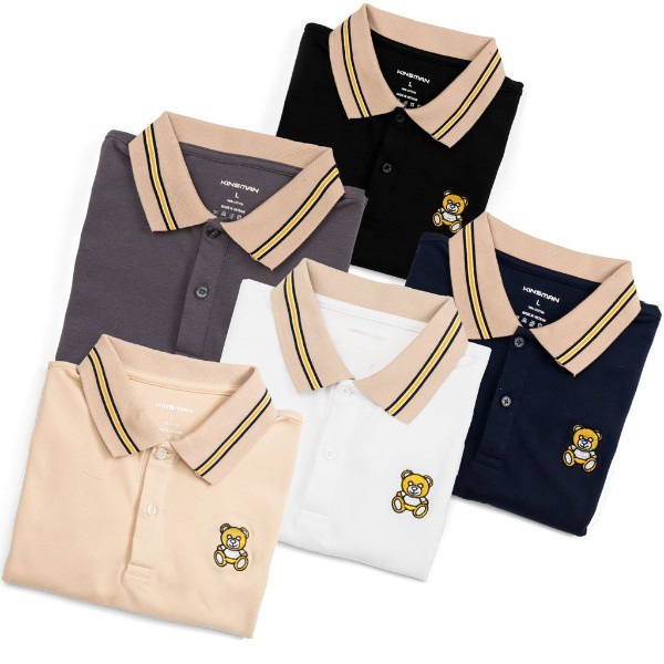 Áo Cá Sấu Nam Con Gấu, Áo Phông Polo Xuất Xin Chuẩn Form Trẻ Trung Thanh Lịch - Basic Boutique | BigBuy360 - bigbuy360.vn
