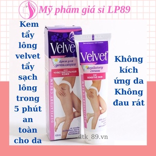 Kem tẩy lông 💖FREESHIP💖 Kem tẩy lông velvet tẩy sạch lông trong 5 phút an toàn cho da[Cam kết hàng chính hãng Nga]