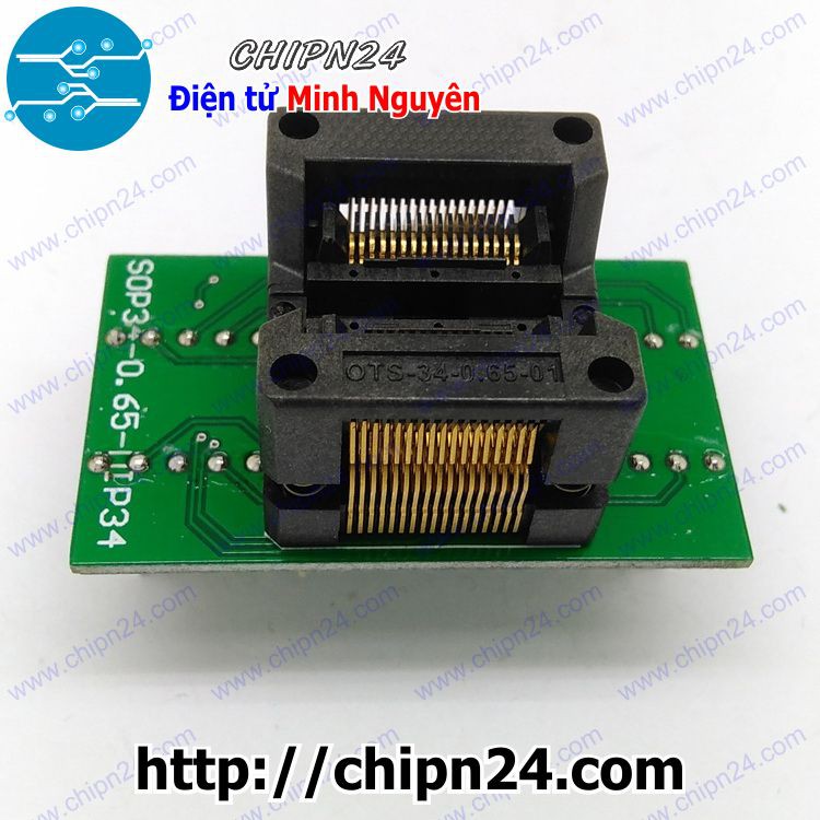 [1 CÁI] Đế nạp IC dán SSOP34 - 0.65mm