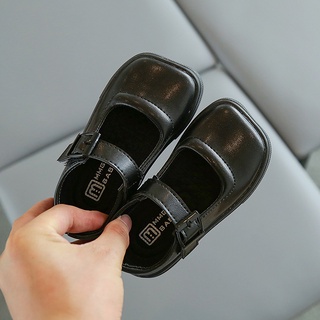 Giày Búp Bê Da Đế Mềm Mũi Vuông Thời Trang Dành Cho Bé Gái 21-35