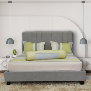 Bộ Drap gối Hometex Tencel Luxury (lưu ý: phần áo gối có thể xoay chiều ngang dọc )