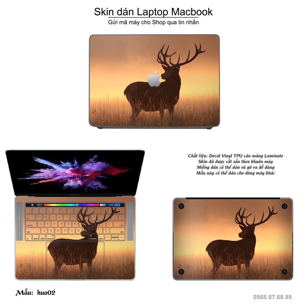 Skin dán Macbook mẫu Colorado - stic249 (đã cắt sẵn, inbox mã máy cho shop)