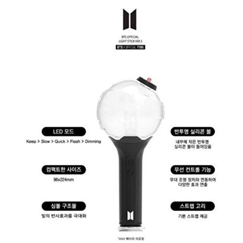 2018 BTS Ver.3 LED Kpop Stick Lamp ARMY Bomb Bang-tan Boys Concert Hip hop Light