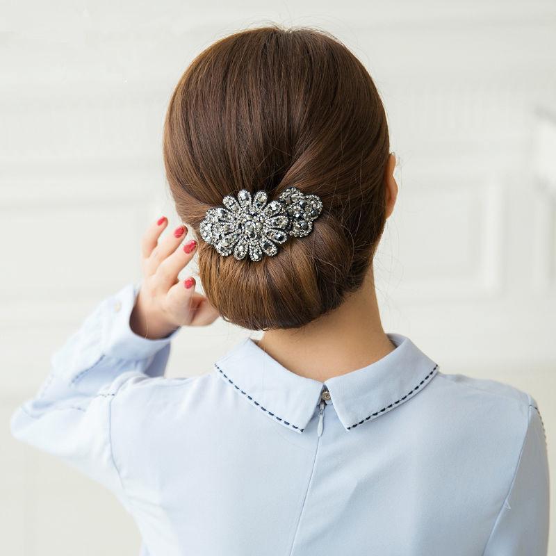 Kẹp Tóc Hình Hoa Đính Đá Thời Trang