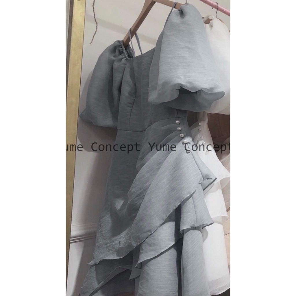 [Mã FATHANG5 giảm 10K đơn 50K]  Đầm tay phồng đính ngọc | BigBuy360 - bigbuy360.vn