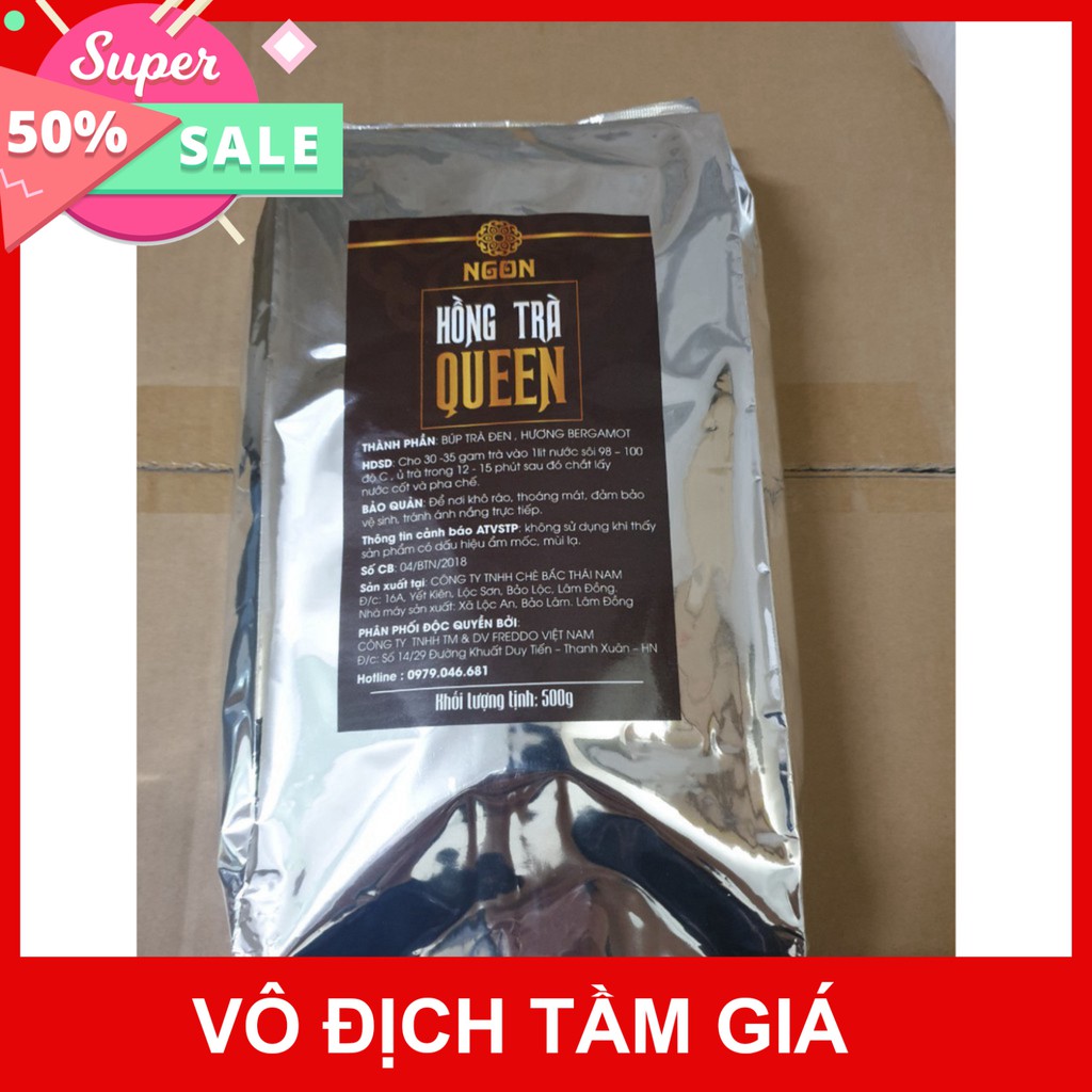 HỒNG TRÀ NGON 500G PHA TRÀ TRUYỀN THỐNG ĐẬM VỊ
