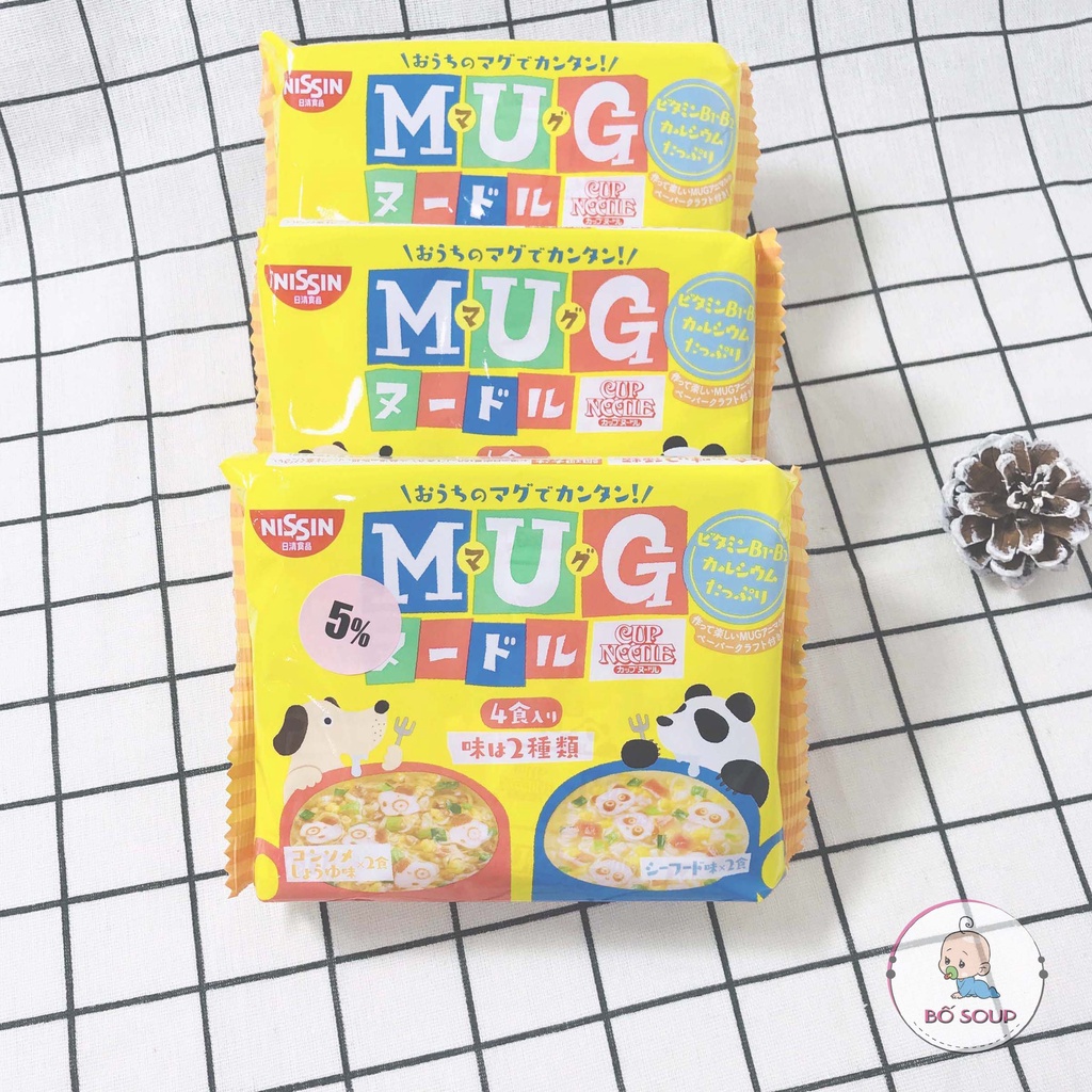 Mỳ Mug Nissin Cho Bé Nhật Bản