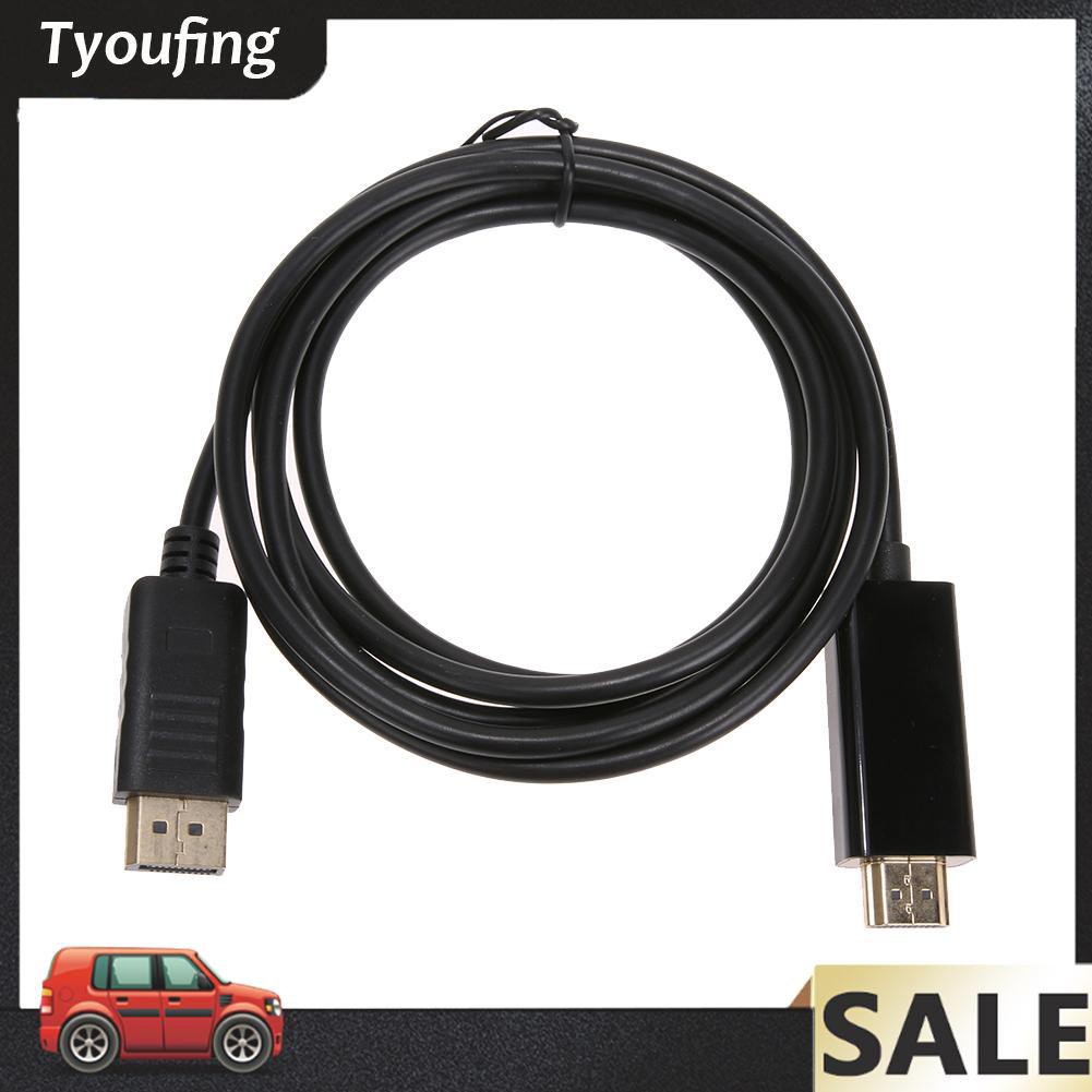 Cáp Chuyển Đổi 1.8m Displayport Đầu Đực Sang Hdmi 1080p