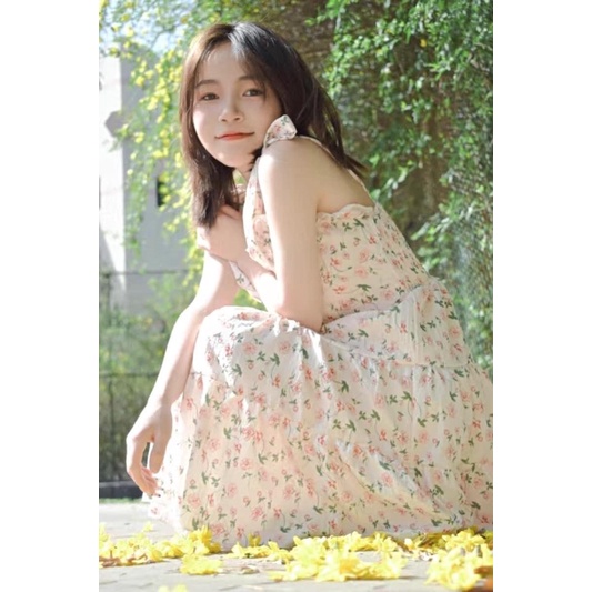 Váy Hoa Nhí Đũi Xinh