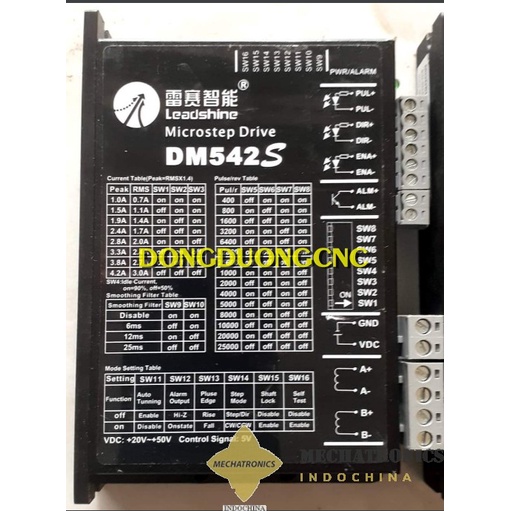 Bộ động cơ step size 86, momen 6.8Nm, tùy chon driver trong ảnh
