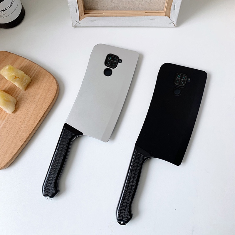 Ốp điện thoại silicon mềm hình dao nhà bếp 3D cho Xiaomi Redmi Note 9S 5 6 7 8 9 10 Pro 7A 8A 9A 9T 9C Poco X3